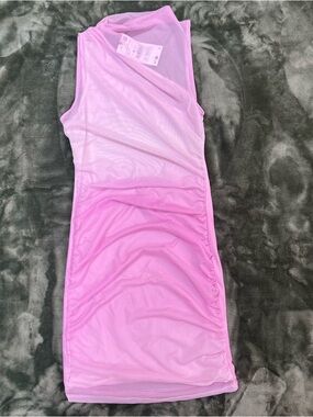 ZARA - DRAPED TULLE MINI DRESS